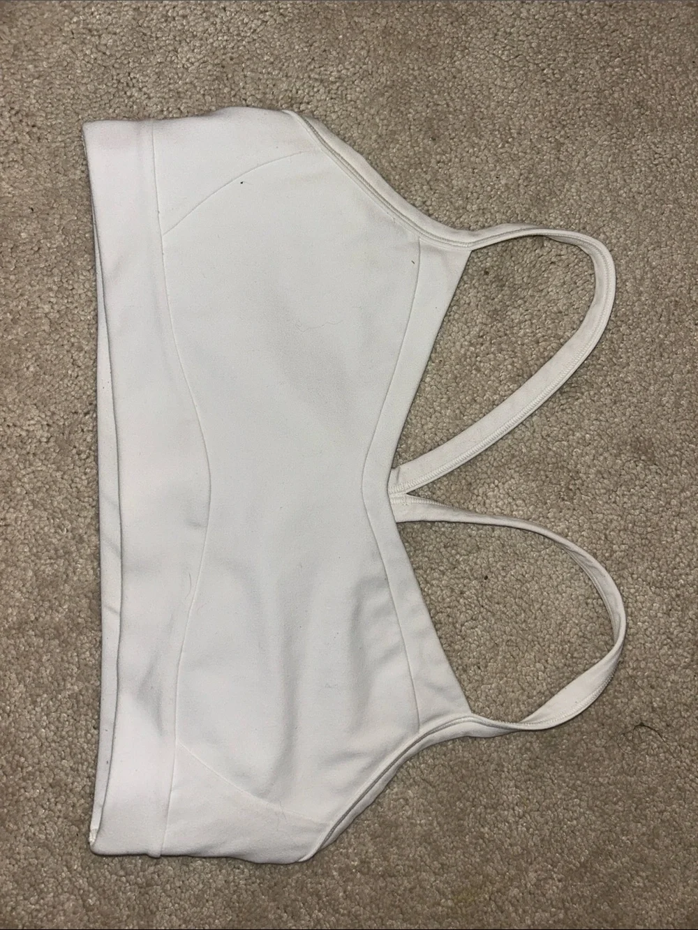 Athleta White Low-Impact Sport Bralette